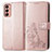 Leather Case Stands Flip Flowers Cover Holder for Samsung Galaxy M13 4G