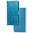 Leather Case Stands Flip Flowers Cover Holder for Samsung Galaxy S20