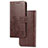 Leather Case Stands Flip Flowers Cover Holder for Sony Xperia 1 II