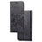 Leather Case Stands Flip Flowers Cover Holder for Sony Xperia 5