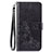 Leather Case Stands Flip Flowers Cover Holder for Sony Xperia 8