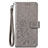 Leather Case Stands Flip Flowers Cover Holder for Sony Xperia 8 Lite