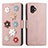 Leather Case Stands Flip Flowers Cover Holder S02D for Samsung Galaxy XCover 6 Pro 5G