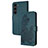 Leather Case Stands Flip Flowers Cover Holder Y01X for Samsung Galaxy S23 5G