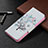 Leather Case Stands Flip Flowers Cover Z02 Holder for Apple iPhone 13 Pro Mixed