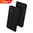 Leather Case Stands Flip Holder Cover for Huawei Enjoy 9 Black