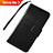 Leather Case Stands Flip Holder Cover for Huawei Nova Lite 3 Black