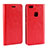 Leather Case Stands Flip Holder Cover for Huawei P10 Lite Red