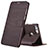 Leather Case Stands Flip Holder Cover for Huawei Y9 (2018) Brown