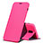 Leather Case Stands Flip Holder Cover for Samsung Galaxy J7 Plus Hot Pink