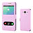 Leather Case Stands Flip Holder Cover for Samsung Galaxy On7 G600FY Pink