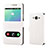 Leather Case Stands Flip Holder Cover for Samsung Galaxy On7 G600FY White