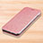 Leather Case Stands Flip Holder Cover for Xiaomi Mi Play 4G Pink