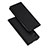 Leather Case Stands Flip Holder Cover for Xiaomi Redmi Note 7 Pro Black