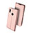Leather Case Stands Flip Holder Cover L01 for Huawei P Smart (2019) Rose Gold