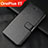 Leather Case Stands Flip Holder Cover L01 for OnePlus 5T A5010 Black