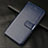 Leather Case Stands Flip Holder Cover L01 for OnePlus 5T A5010 Blue