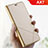 Leather Case Stands Flip Holder Cover L01 for Oppo AX7 Gold
