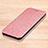 Leather Case Stands Flip Holder Cover L01 for Xiaomi Redmi Note 7 Pink