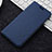 Leather Case Stands Flip Holder Cover L04 for OnePlus 5T A5010 Blue