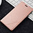 Leather Case Stands Flip Holder Cover L04 for OnePlus 5T A5010 Rose Gold
