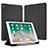 Leather Case Stands Flip Holder Cover L07 for Apple iPad Pro 10.5 Black