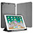 Leather Case Stands Flip Holder Cover L07 for Apple iPad Pro 10.5 Gray