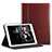 Leather Case Stands Flip Holder Cover U01 for Apple iPad Pro 10.5 Brown