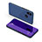 Leather Case Stands Flip Holder Mirror Cover for Samsung Galaxy A8s SM-G8870 Purple