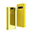 Leather Case Stands Flip Mirror Cover Holder A01 for Samsung Galaxy S10 Plus Yellow