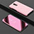 Leather Case Stands Flip Mirror Cover Holder for Huawei Mate 20 Lite Rose Gold