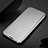 Leather Case Stands Flip Mirror Cover Holder for Huawei Nova 6 5G Silver
