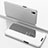 Leather Case Stands Flip Mirror Cover Holder for Samsung Galaxy A10 Silver