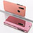 Leather Case Stands Flip Mirror Cover Holder for Samsung Galaxy M20