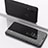 Leather Case Stands Flip Mirror Cover Holder for Samsung Galaxy M20 Black