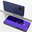 Leather Case Stands Flip Mirror Cover Holder for Samsung Galaxy Note 10 Lite Purple