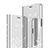 Leather Case Stands Flip Mirror Cover Holder for Xiaomi Mi 9 Lite Silver