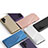 Leather Case Stands Flip Mirror Cover Holder H01 for Samsung Galaxy S21 Ultra 5G