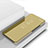 Leather Case Stands Flip Mirror Cover Holder L01 for LG K61 Gold