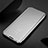 Leather Case Stands Flip Mirror Cover Holder L01 for Oppo A94 4G Silver