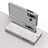 Leather Case Stands Flip Mirror Cover Holder L01 for Samsung Galaxy A9 Star Pro Silver