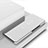 Leather Case Stands Flip Mirror Cover Holder L01 for Xiaomi Mi 11 Pro 5G Silver