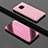 Leather Case Stands Flip Mirror Cover Holder L02 for Huawei Mate 20 Pro Rose Gold