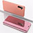 Leather Case Stands Flip Mirror Cover Holder L02 for Samsung Galaxy Note 10 5G
