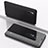 Leather Case Stands Flip Mirror Cover Holder L02 for Samsung Galaxy Note 10 5G Black
