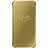 Leather Case Stands Flip Mirror Cover Holder L02 for Samsung Galaxy S7 Edge G935F Gold