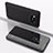 Leather Case Stands Flip Mirror Cover Holder L03 for Xiaomi Poco X3 Pro Black