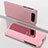 Leather Case Stands Flip Mirror Cover Holder M01 for Samsung Galaxy A80