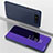 Leather Case Stands Flip Mirror Cover Holder M01 for Samsung Galaxy A80