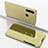 Leather Case Stands Flip Mirror Cover Holder M01 for Xiaomi Redmi Note 8 Gold